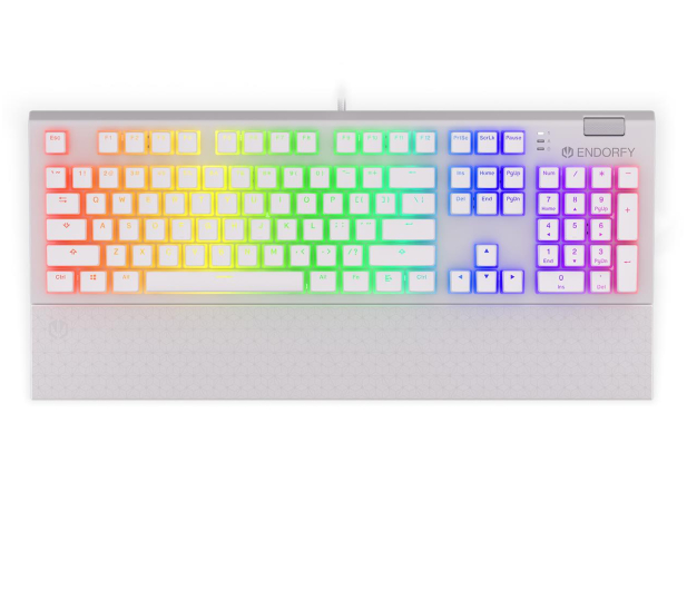 ENDORFY Omnis Onyx White Kailh Blue RGB - 1077293 - zdjęcie